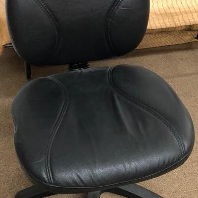 Black leather Secretary's Office Chair
