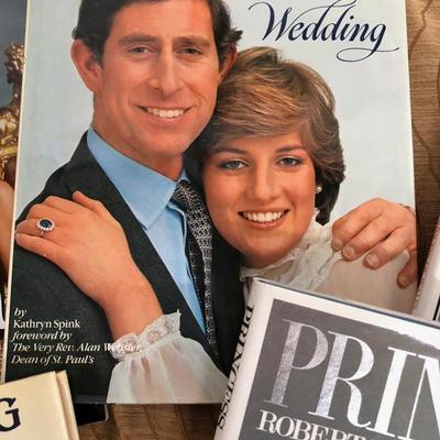 Royal Couple Charles & Diana Prince & Princess of Wales Book Lot