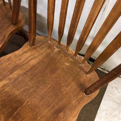 Windsor Solid Wood Dining Chairs set of 6