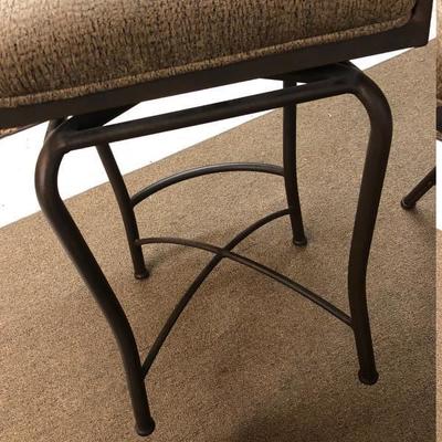 Contemporary Wrought Iron Counter Stools set of 4