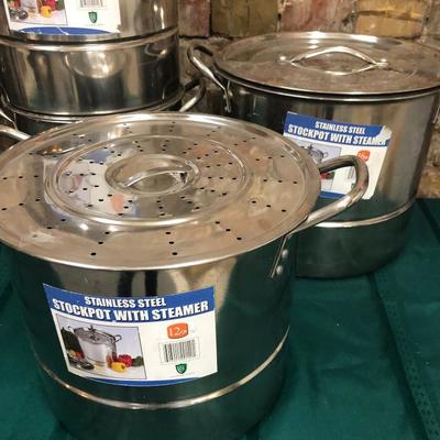 lot Stainless Steel Stockpots new