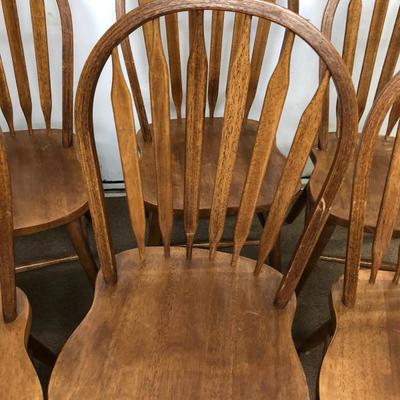 Windsor Solid Wood Dining Chairs set of 6