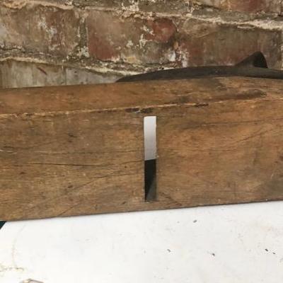 antique wood carpentry tool Block Plane no blade