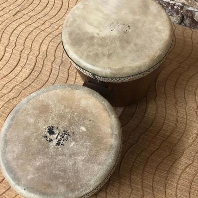 vintage Bongo Drum Set