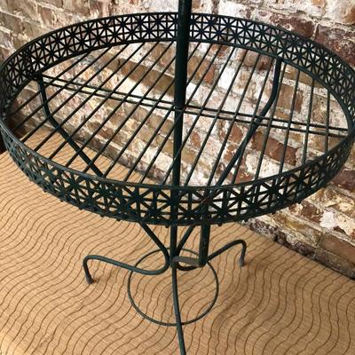 Wrought Iron Circular Plant Stand