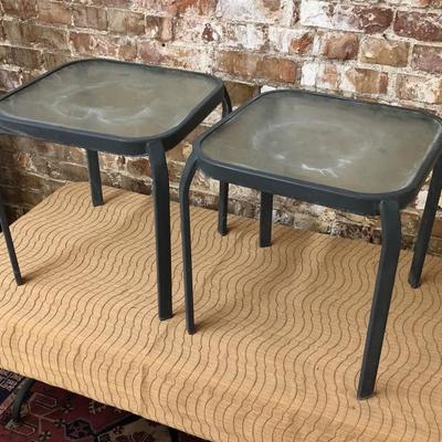 Outdoor Patio End Table pair