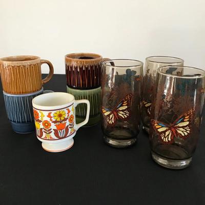 Lot 2 - Vintage Mugs and Glasses