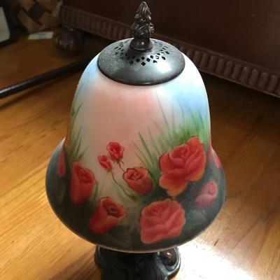 Lot 88 - Floral Lamp 