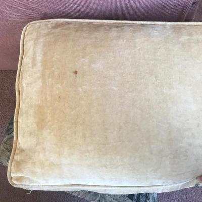Lot 109 - Footstool and Cross Stitch Pillow