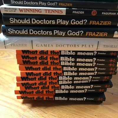 Lot 57 - Books by Claude Frazier 