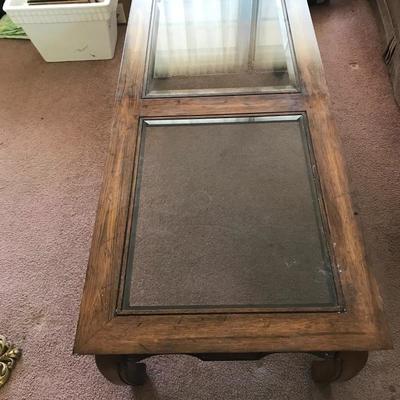 Lot 43 - Coffee Table and End Tables 