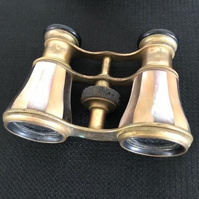 Lot 96 - Antique Opera Glasses with Pearl Inlay 