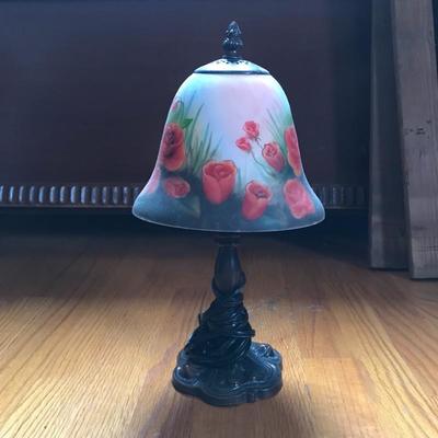 Lot 88 - Floral Lamp 