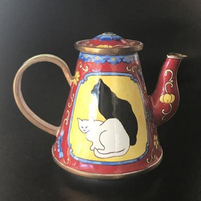 Kelvin Chen Miniature Cat Teapot (Item #706)