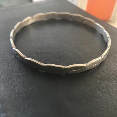 MEXICO 925 Sterling Silver (Weaved) Bracelet (Item #713)