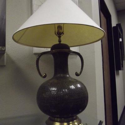 Chapman Lane Large Deco Brass Lamp