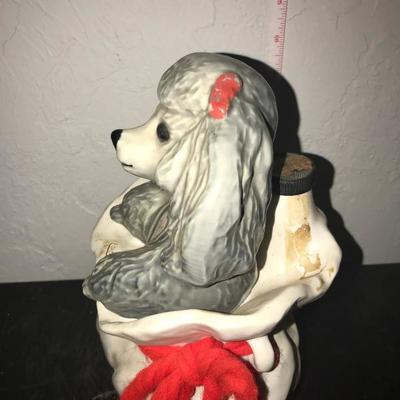 Jim Bean Bottle -   Poodle Tiffany