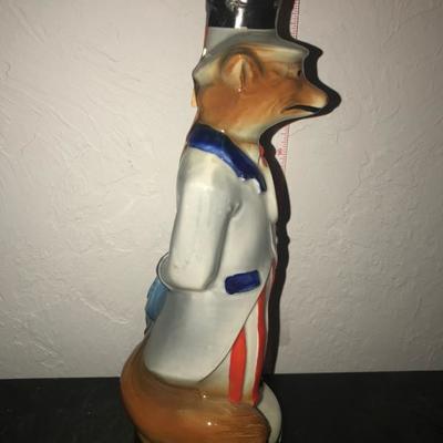Jim Bean Bottle - Patriotic Fox