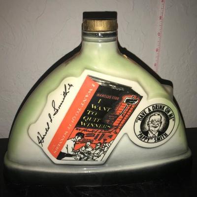 Jim Bean Bottle - Harolds Club    Wagon & Cow