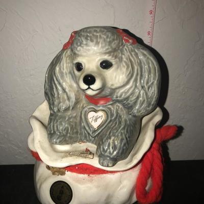 Jim Bean Bottle -   Poodle Tiffany