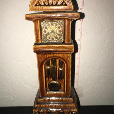 Jim Bean Bottle - Grandfather Clock