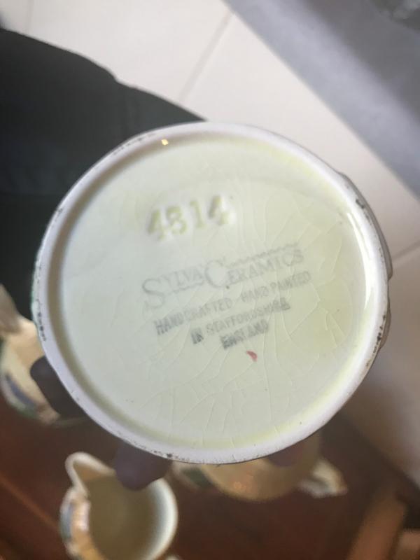 Sylva Ceramics English Tea Set Made In Staffordshire England