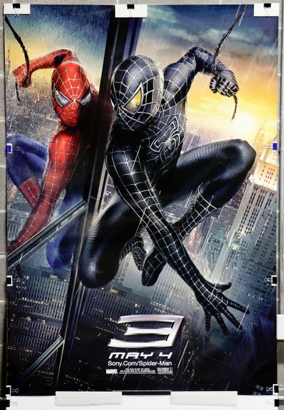 Spiderman 3 - Spiderman/ Venom Original Sony Movie Poster  (6'x4') |  