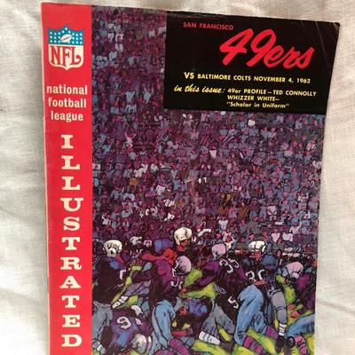 49ers vs Colts Game Program 11/4/62 (Item 206)