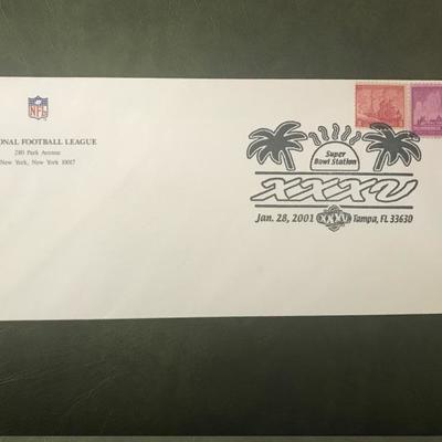 Super Bowl XXXV First Day Cover Envelope (Item 301)