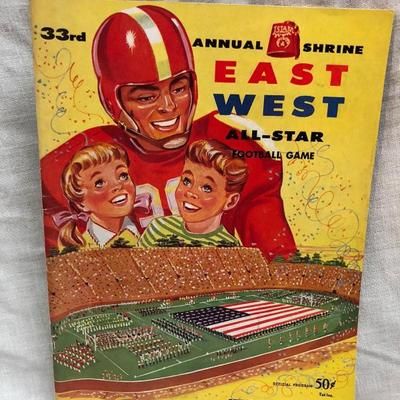 East West All-Star Game Program 12/28/57 (Item 213)