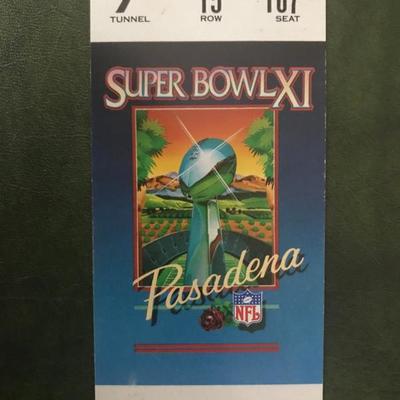 Super Bowl XI Stadium Ticket (Item 151)