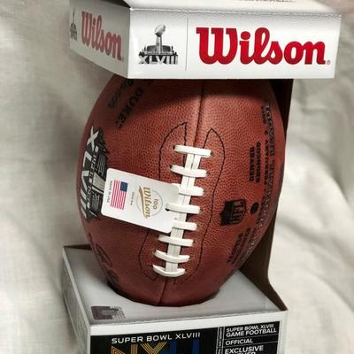 Seahawks vs Broncos Super Bowl XLVIII Authentic NFL Game Ball (Item 362)