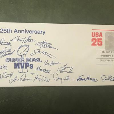 Super Bowl MVPs 25th Anniversary First Day Cover Envelope (Item 306)