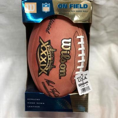 Eagles vs Patriots Super Bowl XXXIX Authentic NFL Game Ball (item 352)