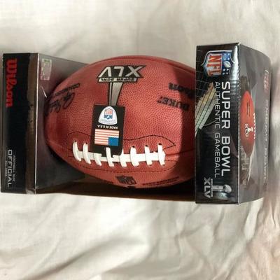 Packers vs Steelers Super Bowl XLV Authentic NFL Game Ball (Item 363)