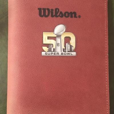 NFL Super Bowl L (50) Wilson Padfolio (Item 287)