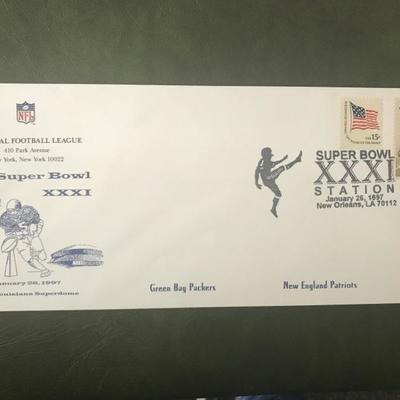 NFL Super Bowl XXXI First Day Cover Envelope (Item 299)