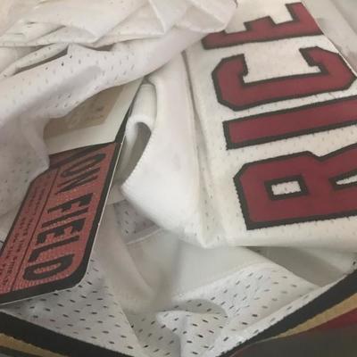 MVP 49ers Jerry Rice Autograph Jersey Super Bowl XXIII (Item 297)