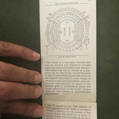 Super Bowl VI Stadium Ticket (Item 146)