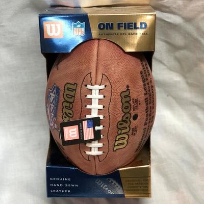Rams vs Patriots Super Bowl XXXVI Authentic NFL Game Ball (Item 349)