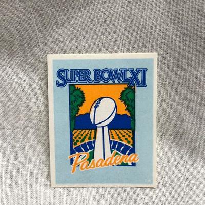 Super Bowl XI Pasadena Sticker (Item 266)