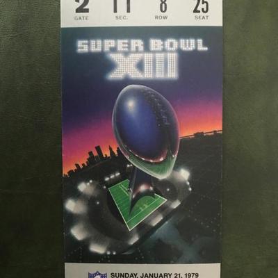 Super Bowl XIII Stadium Ticket (Item 155)