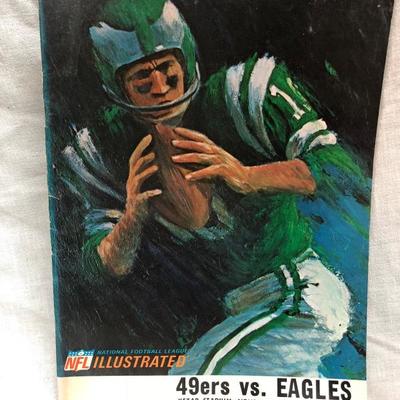 49ers vs Eagles Game Program 11/20/66 (item 138)