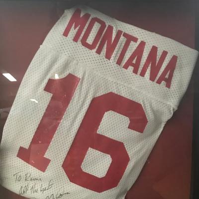 Joe Montana #16 Autographed Jersey (Item 367)