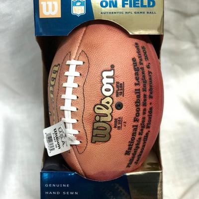 Eagles vs Patriots Super Bowl XXXIX Authentic NFL Game Ball (item 352)