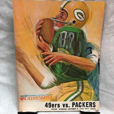 49ers vs Packers Game Program 10/9/66 (Item 139)
