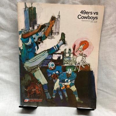 49ers vs Cowboys Game Program 12/16/67 (Item 136)