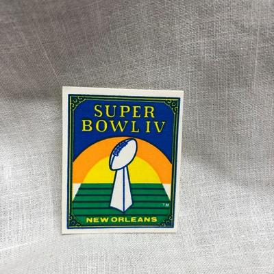 Super Bowl IV New Orleans Sticker (Item 320)