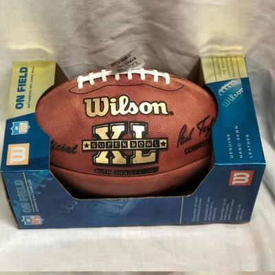 Seahawks vs Steelers Super Bowl XL Authentic NFL Game Ball (Item 360)