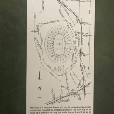 Super Bowl XI Stadium Ticket (Item 152)